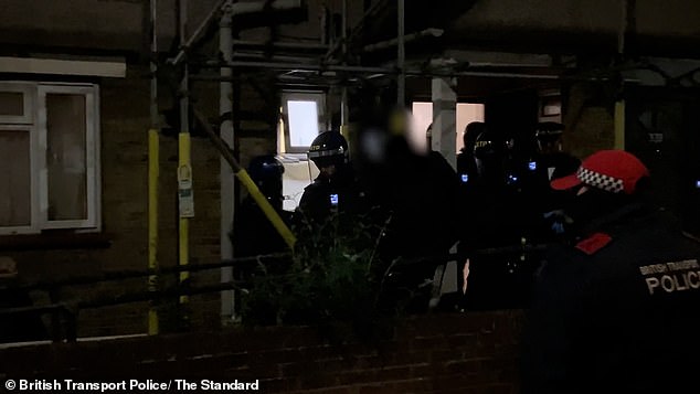 The busts formed part of a wider BTP operation to dismantle the teenage gang, which officers say has been linked to 51 robberies in just two months