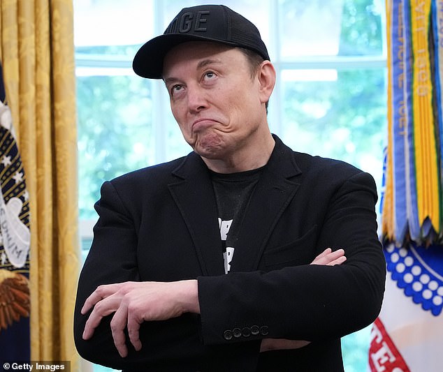 A new poll has found Elon Musk (pictured) to be the most-hated public figure among a list of prominent American and global personalities