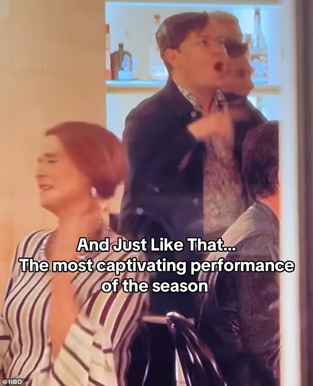 Clark was in close proximity with the core cast