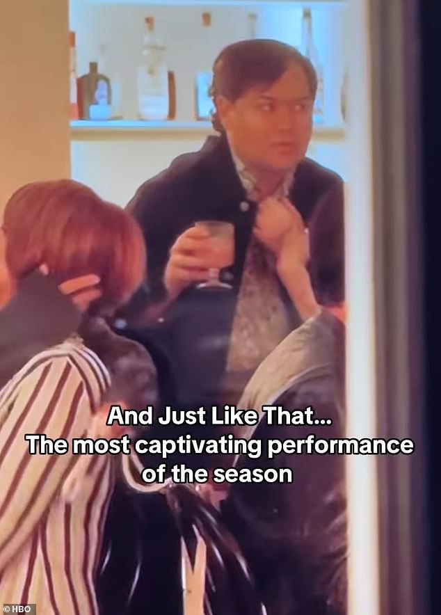One described his portrayal as a 'masterclass in background acting'