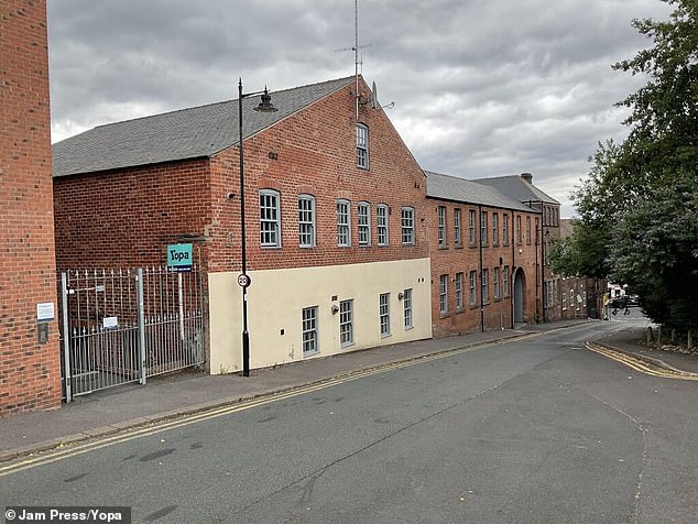The flat is located in Whitecroft Works, a development described in the listing as an 'elegant factory conversion that combines a piece of Sheffield's heritage with 21st-century living'