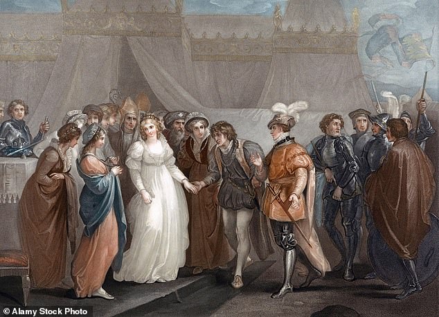 Catherine of Valois is introduced to her future husband King Henry V of England