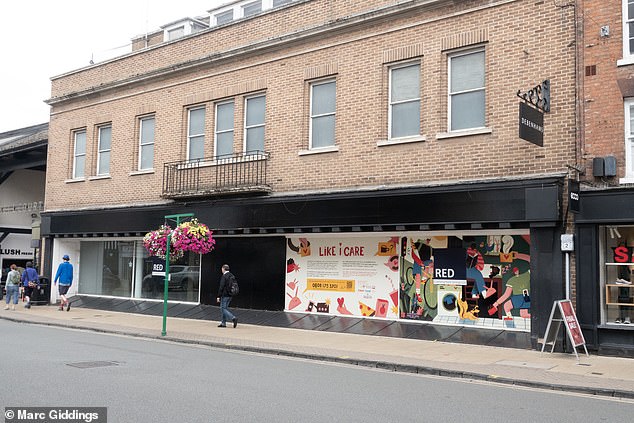 A huge Debenhams store also remains vacant on the High Street since 2020