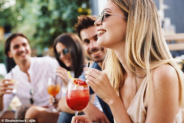 Women who drink heavily may be more likely to accidentally get pregnant (stock image)