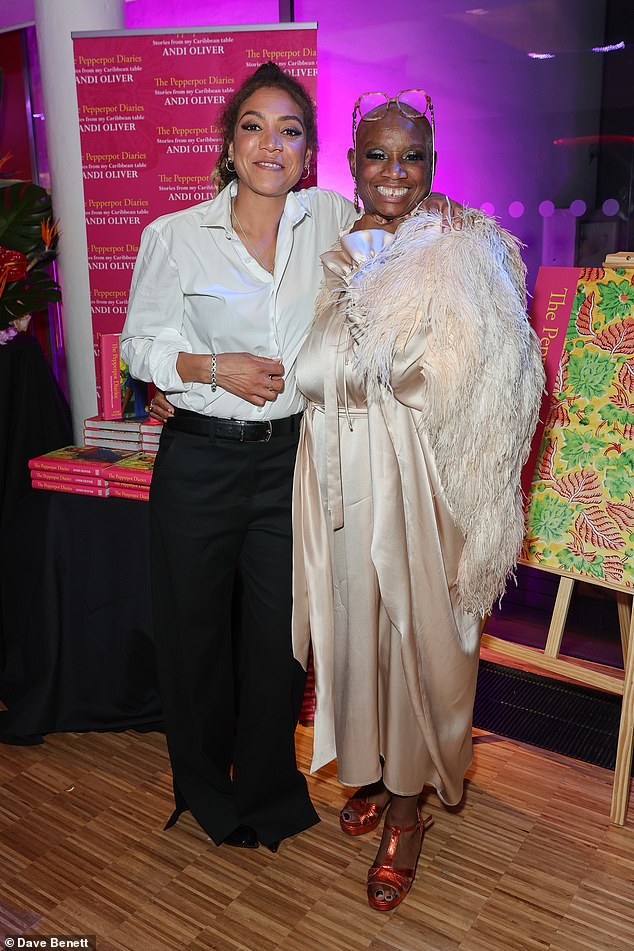 Before adding: 'So I don¿t care if it was the Noughties, when there was that awful lad culture where it was acceptable to talk about women like that' (pictured with Miquita in 2023)