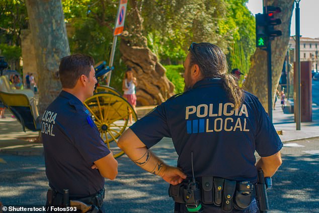 Police reached the scene minutes after receiving a 999 call, around 11pm on Friday, but were unable to intercept the criminals. There have been no reports yet of any arrests (stock image)