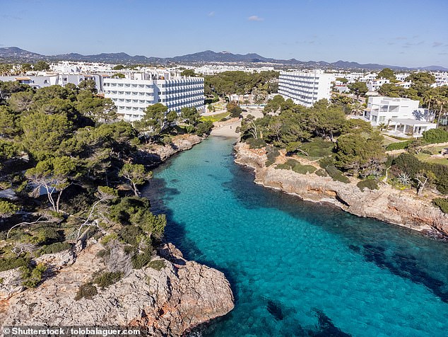 Three masked men robbed the 44-year-old holidaymaker near a hotel in Cala Egos, a resort close to picturesque Port d¿Andratx on the island¿s southwestern tip (stock image)