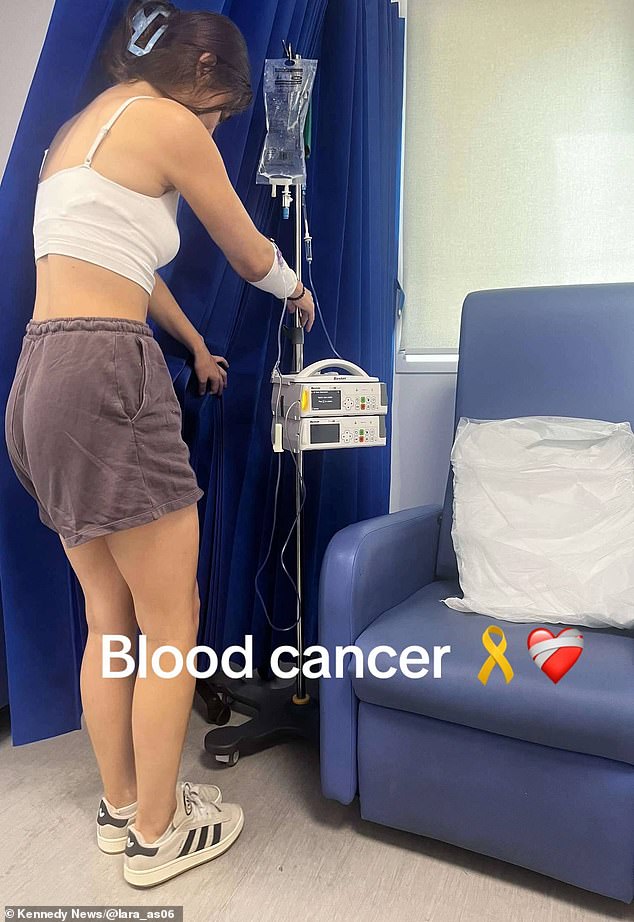 It was only after several visits to the GP that she had a chest X-ray and CT scan, which showed she actually had Hodgkin lymphoma