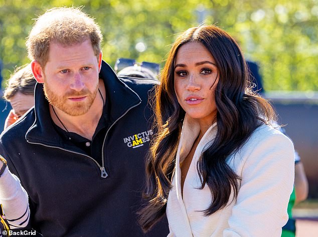 Prince Harry and Meghan Markle at the Invictus Games. The Prince would have been well suited to help his wife navigate royal life