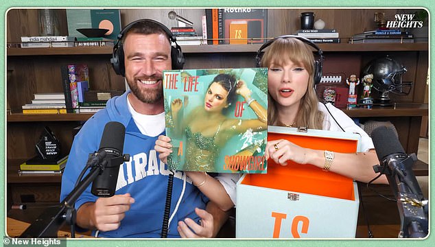 The 14-time Grammy winner announced Wednesday on her boyfriend Travis Kelce's podcast New Heights that she will release The Life of a Showgirl on October 3