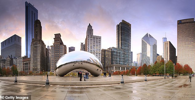 Chicago officials have insisted that nobody is trapped inside the world-famous Bean sculpture, after protestors went viral for claiming that someone has been stuck inside for 21 years (File image)
