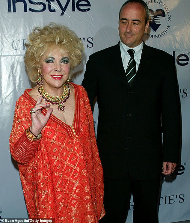 Christopher Wilding, the youngest son of Dame Elizabeth Taylor, just revealed how he really feels about Taylor Swift naming the second song off her 12th studio album The Life of a Showgirl after his late mother (pictured in 2002)