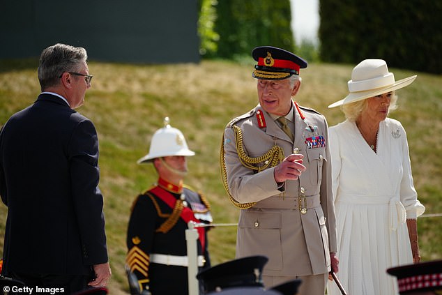 The King and Queen have today joined Sir Keir Starmer and veterans at a service marking the 80th anniversary of VJ Day