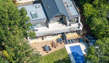 Lisa and Tim Klaver claim they will have to knock down their sprawling dream home (pictured) near Farnham, Surrey, after North Down Construction built it so poorly