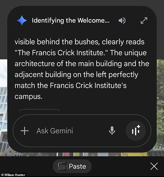 Google Gemini really struggled to identify the Design Museum, London, repeatedly telling me that it was the Francis Crick Institute. The AI even claimed that there was a sign in the picture saying that this was the case