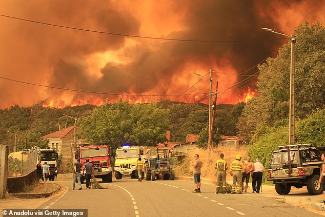 Thousands of people were evacuated from their homes in the region and still can not return