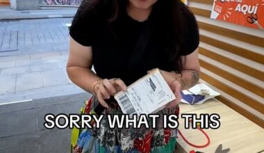 Melika Zaidi (pictured), thought to be from the North East of England, bought the mystery packages from Surprise Box, a store in the Spanish city that sells lost mail