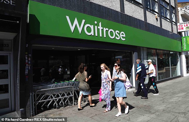 The upmarket grocery store chain (pictured, file photo) has put up signs at the tills across its 329-store network to advise any shoppers who have bought the risky £3.75 product