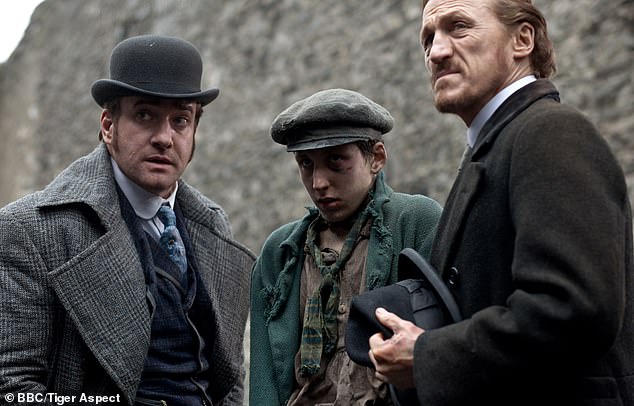 After making his screen debut in Top Boy, Giacomo has gone on to appear in The IT Crowd, Ripper Street (pictured , centre) and is currently starring in Amazon's sci-fi series Supacell