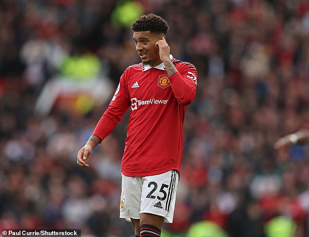 Jadon Sancho's wage demands are reportedly holding up a move away from Man United