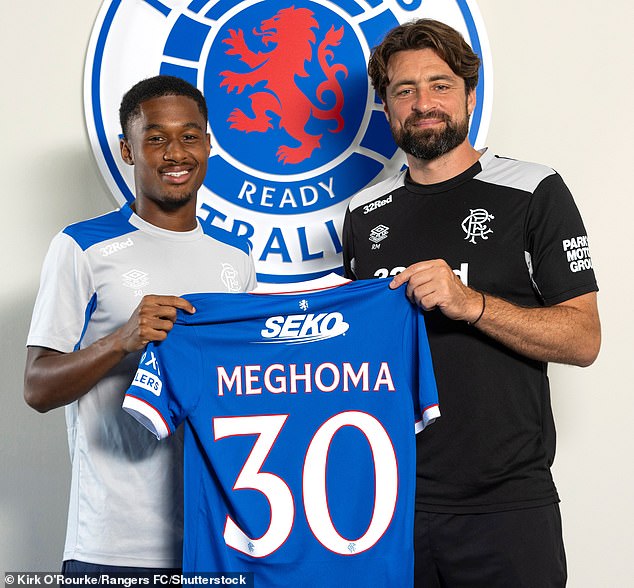 Rangers boss Russell Martin says Meghoma has big potential, athleticism and a great attitude