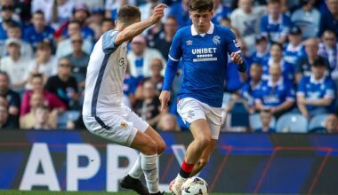 Loan signing Mikey Moore made his Rangers debut in the Premier Sports cup win against Alloa