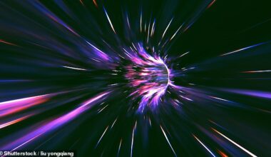 Space might seem like an empty, featureless void, but new research has shown that this is far from true. Scientists have been amazed to discover an 'interstellar tunnel' that connects our solar system to distant stars (stock image)