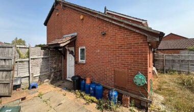 This one-bedroom bungalow has gone up for auction for £150,000