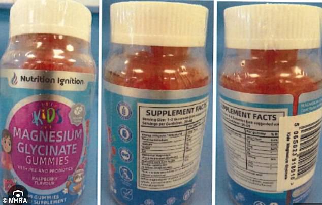 UK medicines watchdog the Medicines and Healthcare Products Regulatory Agency (MHRA) stuck an alert on Kids Magnesium Glycinate Gummies, manufactured by Surrey-based company Nutrition Ignition