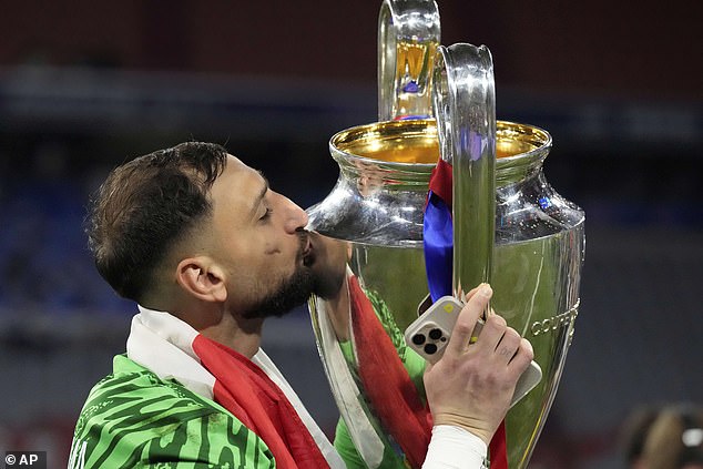 Gianluigi Donnarumma won the Champions League last season but he is free to leave PSG now