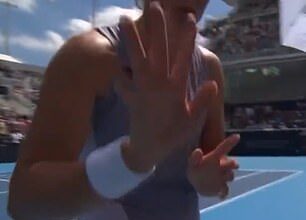 Iga Swiatek requested a camera operator step back