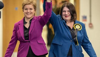 Glasgow's council leader Susan Aitken, right, said she was proud of the city's role in supporting asylum seekers and refugees