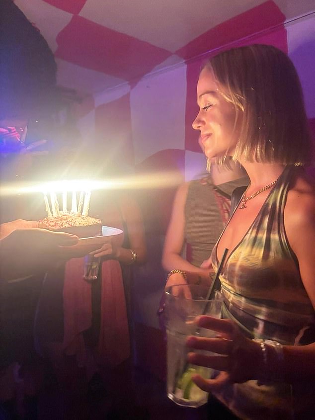 Amelia Windsor, who turns 30 soon, marked the occasion at a fashionable bar in London’s East End