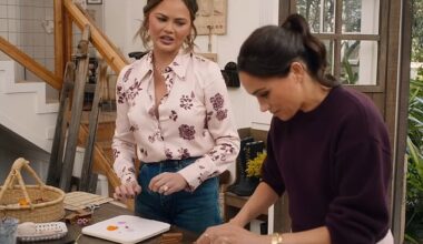The trailer for the second season of Netflix series With Love, Meghan dropped on August 12 - and included this scene of Meghan with upcoming special guest Chrissy Teigen