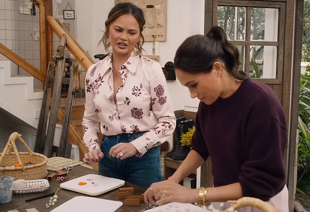 The trailer for the second season of Netflix series With Love, Meghan dropped on August 12 - and included this scene of Meghan with upcoming special guest Chrissy Teigen