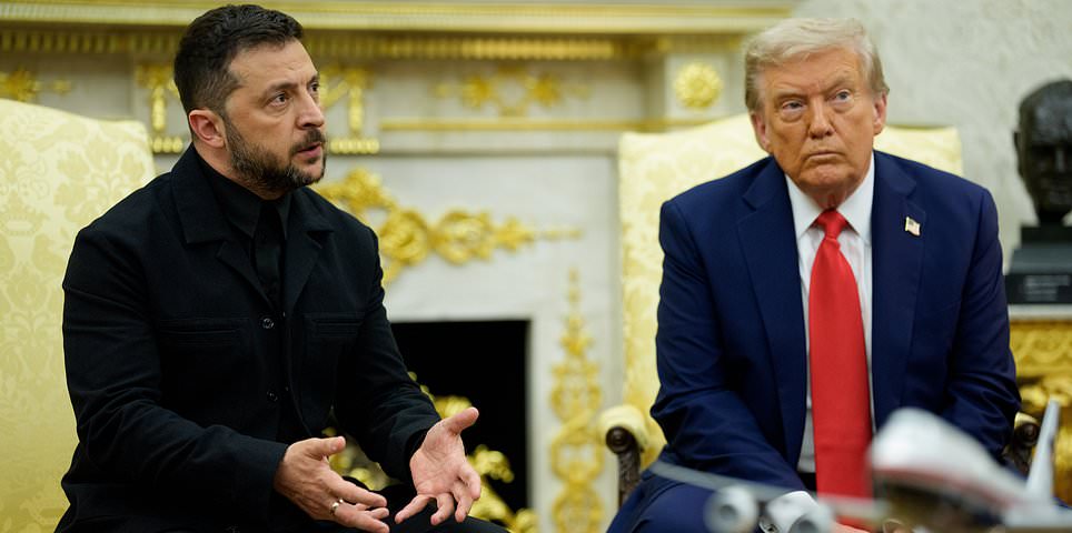 Russia-Ukraine LIVE: Zelensky must 'show flexibility' in Putin peace talks and there will be no US 'troops on the ground' in Ukraine, says Trump after White House love-in