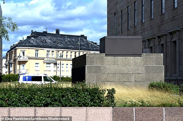 Emergency services are currently at the Parliament Building
