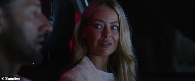 Their scene (pictured) is a homecoming for fans of Neighbours, who bid farewell to Tim's character, businessman Pierce Greyson, following his shock decision to quit the show in 2020