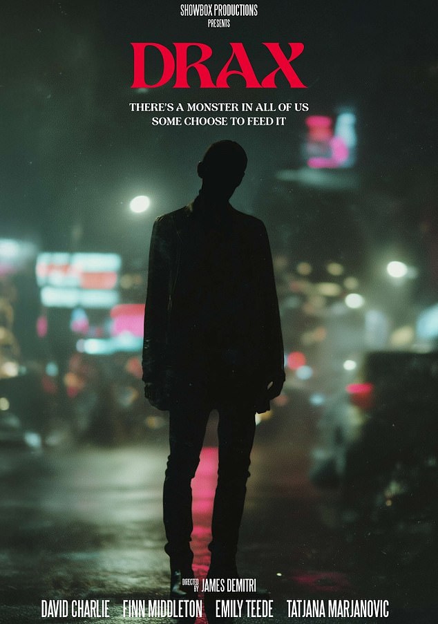 'For me, Drax is about the question of who is the real monster when the mask comes off. It explores regrets and how people carry them, how those regrets shape us and become part of who we are,' says director James Demitri