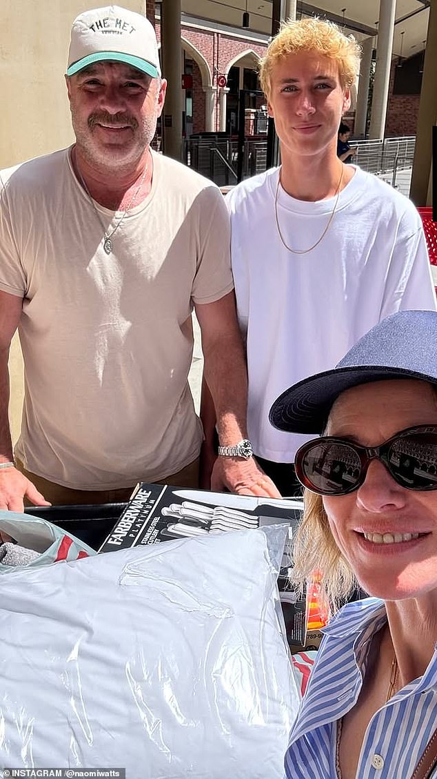 One of Naomi¿s social media photos showed the trio after a shopping excursion where they purchased pillows and kitchen utensils for their college freshman