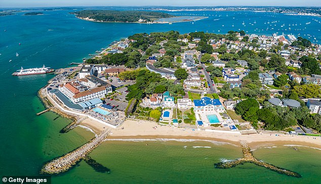Sandbanks is home to some of Britain's most expensive properties - and some of the country's biggest stars