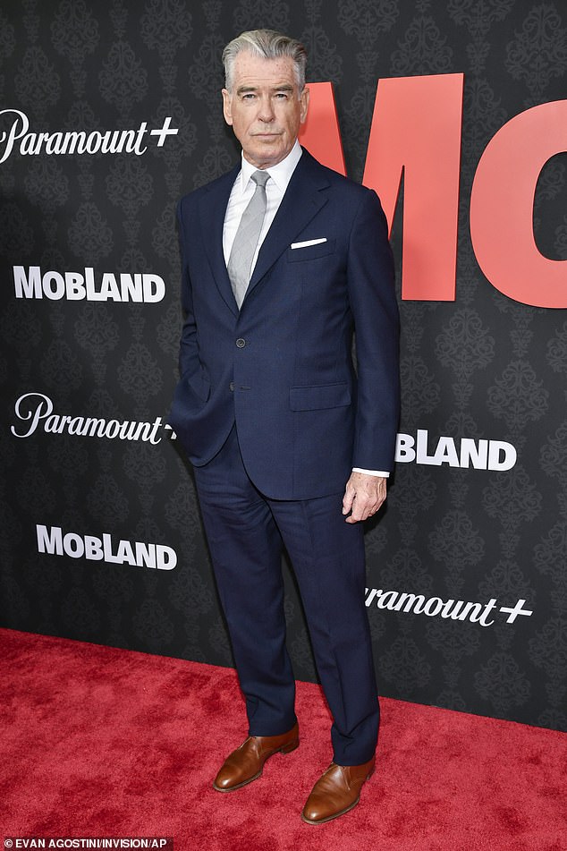 James Bond icon Pierce Brosnan has revealed he would return to the franchise if director Denis Villeneuve 'had something up his sleeve'; pictured March