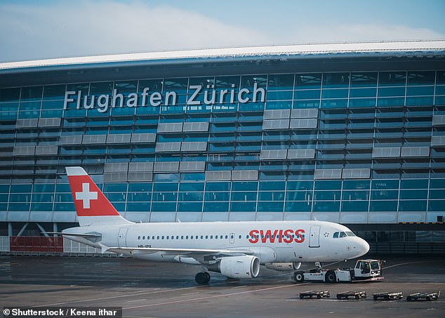 The 44-year-old married man attacked the teenager, who was sitting next to him, after she fell asleep during the nine-hour journey. Police were informed and arrested the man at Zurich Airport (stock image)
