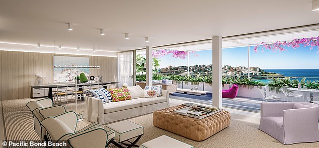 The glamorous Art Deco-inspired pad, which rents for a staggering $54,000 per month, offered the British pop icon panoramic ocean views and oversized entertaining spaces
