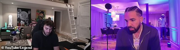 Drake joined Adin, who is renowned for his collaborations with celebrities, on his YouTube livestream August 10