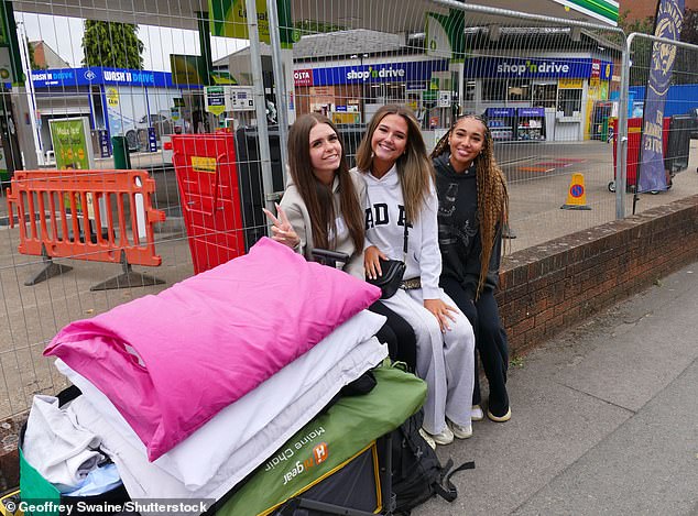 Some drizzle is forecast by Monday afternoon, when campers will be heading off