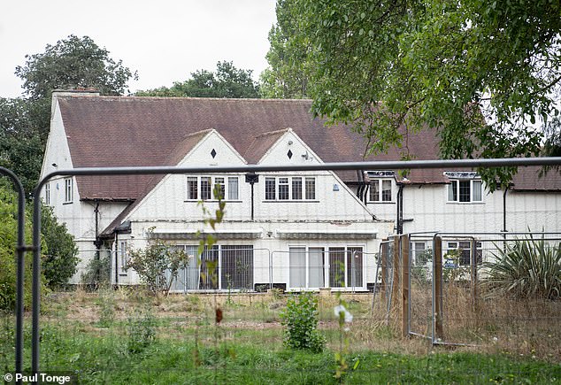 An abandoned mansion (pictured) in Ruddington, Nottinghamshire, was abandoned by its owner after a spate of break ins