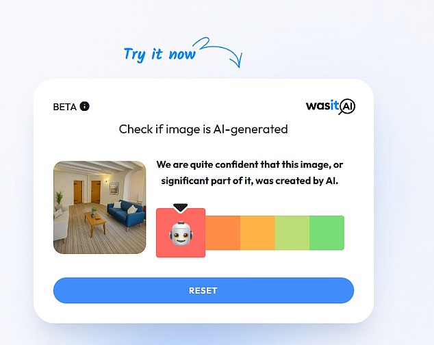 The Daily Mail ran the images through multiple AI checkers and reports were unanimous that the pictures had been doctored