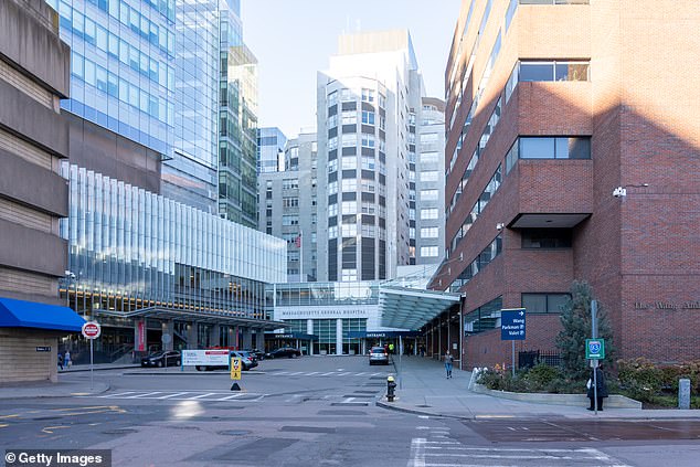 The lawsuits claim that Cetrulo's 'delayed abdominal phalloplasty' operations at Massachusetts General Hospital (pictured) were 'untested and experimental' procedures
