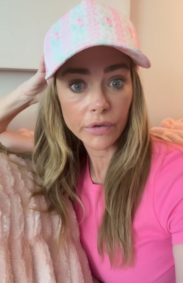 Denise Richards has broken her silence on social media over her shock Aaron Phypers divorce